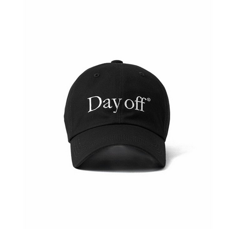 AECA Day Off Cap電繡標語老帽(黑)