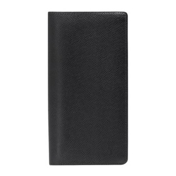 LV M30501經典BRAZZA系列Taiga皮革折疊長夾(黑)