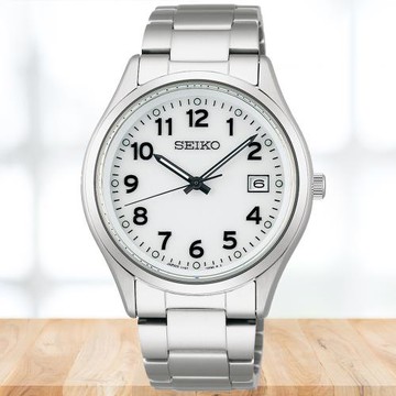 SEIKO精工 CS系列 太陽能 簡約時尚腕錶 V157-0DX0S/SBPX153J