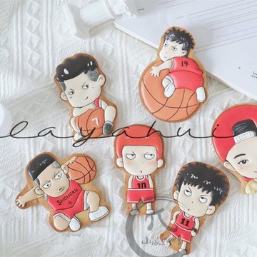 惠子老師灌籃高手糖霜餅干模具卡通網紅動漫家用烘焙兒童蛋糕裝飾