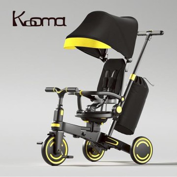 KOOMA 多功能三輪車(可折疊後控)-蒙特黃