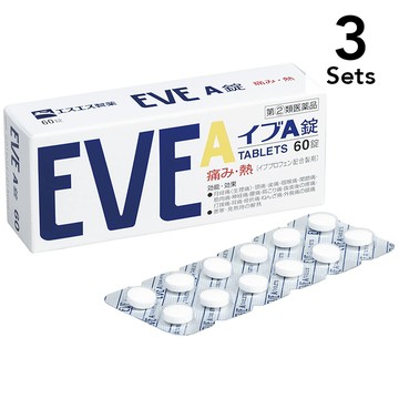 [Designated second kind pharmaceutical products] Eve A tablets / 60 tablets [3 pieces set]