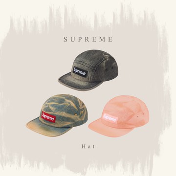 SUPREME FW25 WEEK 5 DENIM CAMP CAP 單寧 牛仔 五分割 老帽 可調節