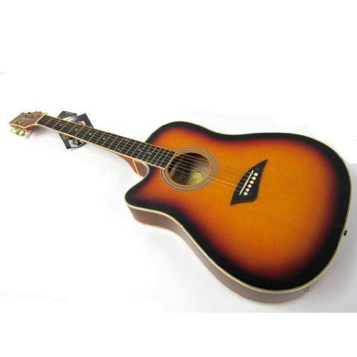 Left Hand Thin Body Acoustic Electric Guitar Sunburst エレクトリックアコースティックギター エレ