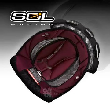 『SOL零配件』SF-3/FF-88頭頂內襯｜帽襯｜可清洗｜安全帽｜機車｜請注意適用型號