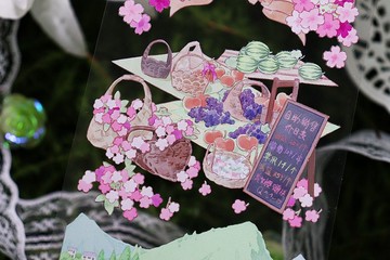 OKMT新七天原創流麻咕卡貼紙PET手帳手賬膠帶水晶特油 樹屋農場