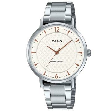 CASIO卡西歐  簡約休閒鋼帶女錶LTP-VT04D-7A