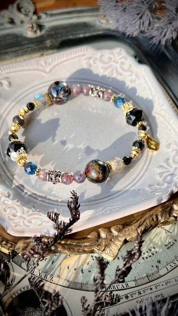 -末日審判-天然水晶手鏈/黃銅手鍊