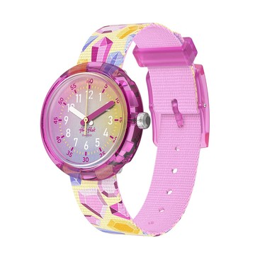 FlikFlak 兒童手錶 SPARKLING GEMSTONES FPNP155 (31.85mm)【官方旗艦店】