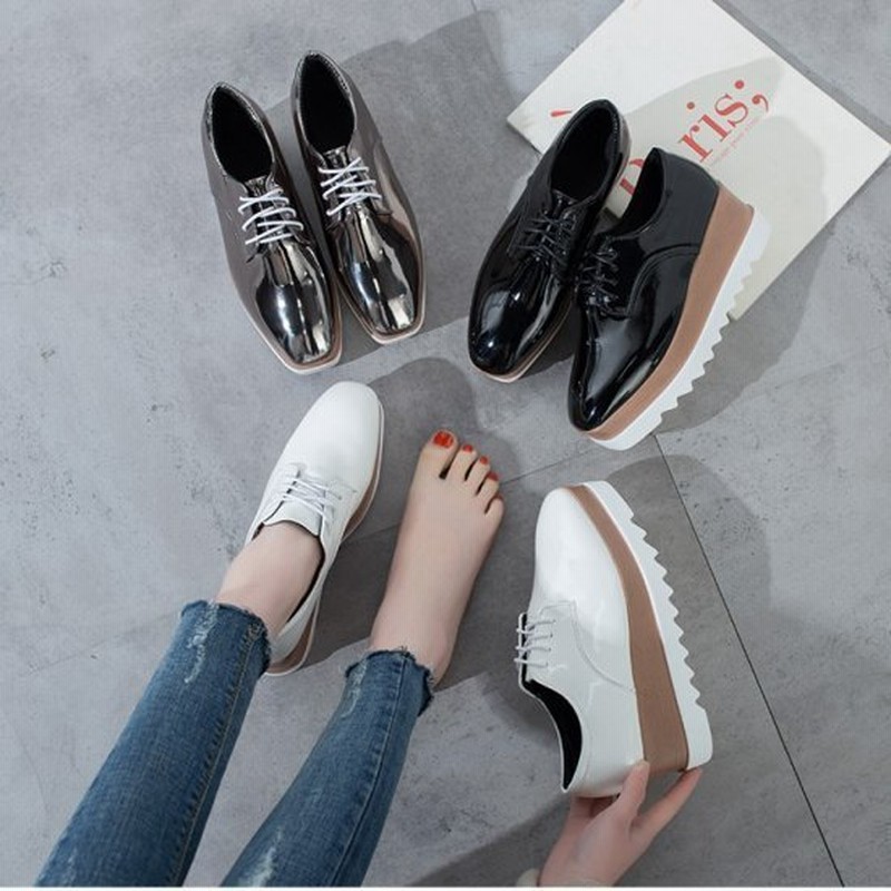 取寄 マニッシュシューズ レディース レースアップ 厚底 ローファー スクエアトゥ モード オックスフォード おじ靴 ひも靴 美脚 おしゃれ 大人女子 きれいめ 通販 Lineポイント最大0 5 Get Lineショッピング