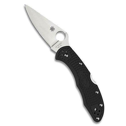 スパイダルコ(Spyderco) デリカ4 VG-10 フルフラットブレード ブラック 直刃 C11FPBK