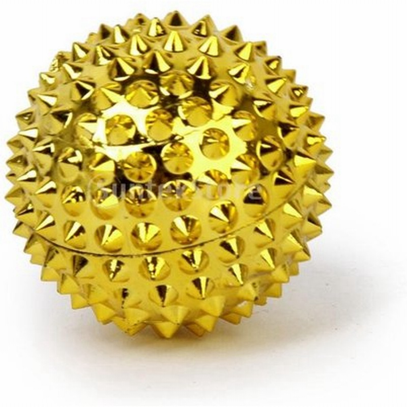 スパイキーマッサージボール 健身球 指圧マッサージリング 2個セット 全2色 32mm ゴールデン 通販 Lineポイント最大0 5 Get Lineショッピング