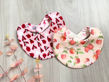 果香四溢的瓢蟲美夢 圍兜兜 口水巾 雙兜組