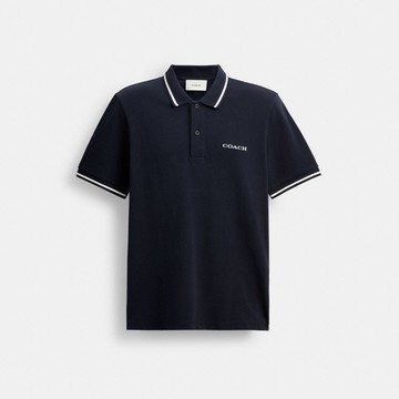 經典 SIGNATURE 棉質飾邊 POLO 衫
