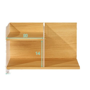 桌面置物架亞克力小 書架 辦公室桌上文件收納家用寫字臺整理分層架[DD280108]