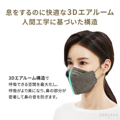 マスク 正規品 立体 不織布 30枚セット 白４種構造 kf94マスク MFDF
