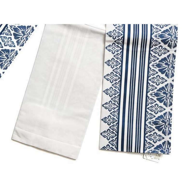 撫松庵の帯 細帯 撫松庵 半巾帯 - 献上（コン 102-302-117-78） -