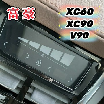 VOLVO xc60 xc90 v90 後座冷氣面板綱化膜 後座 後排 冷氣 空調 螢幕 面板 主機 保護貼 玻璃貼