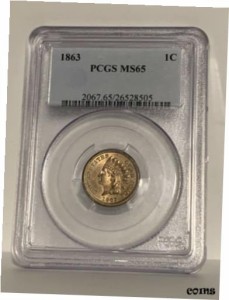 アンティークコイン NGC PCGS Indian Head Cent MS-65