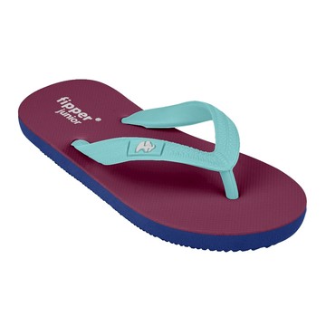 Fipper  Junior Violet/Green 兒童拖鞋 橡膠防水沙灘鞋 涼鞋 人字拖 夾腳拖 童鞋