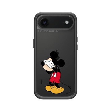 iPhone Air Mod NX -邊框背蓋組合 (相機按鈕) 黑 - 迪士尼-米奇 Mickey - 遮眼米奇