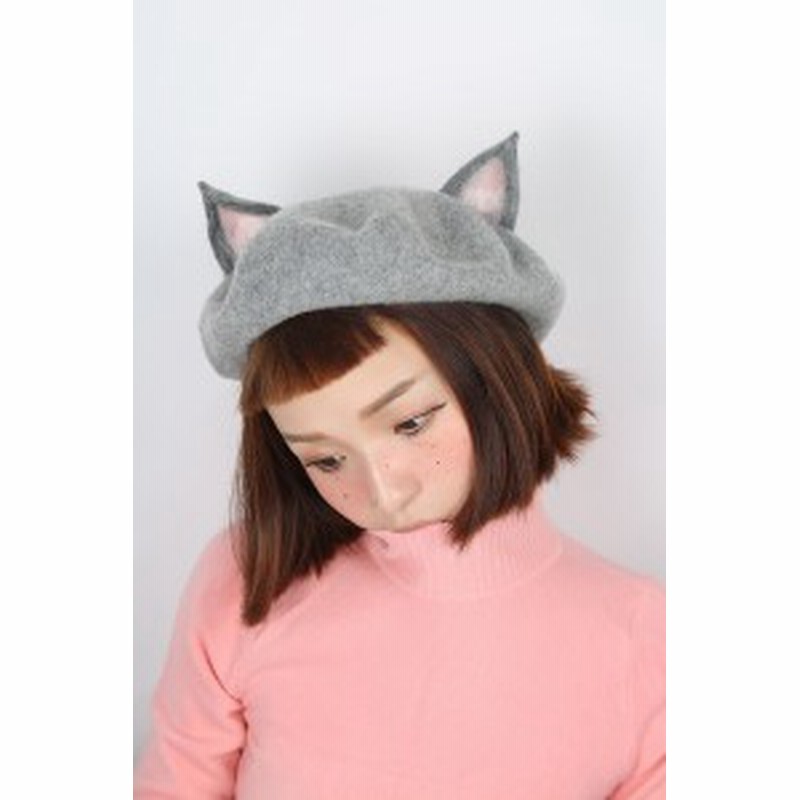 シンプル無地柄 可愛い猫耳デザイン ボーラーハット 手作り帽子 アレンジ自在 帽子 Tb130 通販 Lineポイント最大1 0 Get Lineショッピング
