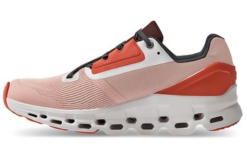 ON RUNNING CLOUDSTRATUS ROSE RED WOMENS