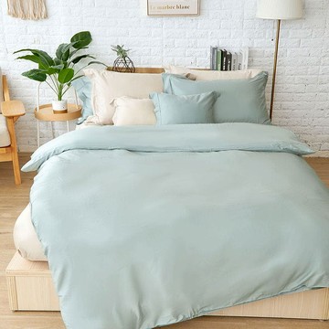 埃及天絲棉 床包3件組 雙人 莫蘭迪-綠