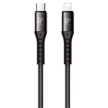 I.T.F TECH 快充數據線 C to lightning 1.2m 27W大功率  1條  黑色