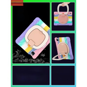 阿萌2024蘋果平板ipadpro保護套迷你7第10十6代新款air5兒童mini6防摔彎硅膠軟殼11寸帶筆槽支架抖音好看12.9