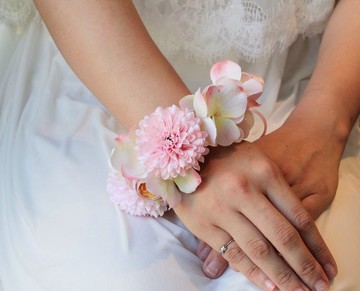 手腕花【仿真花系列】可愛小球菊