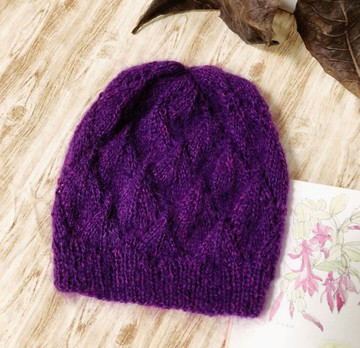 ChiChi手作-森林落葉-毛線毛帽-現貨