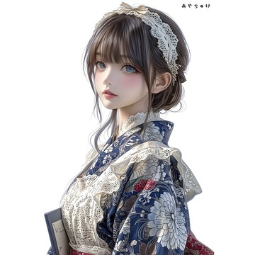 【9 月新作】07-144-0150 人物貼紙 幻想復古浪漫喫茶