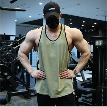 健身背心 男兄弟訓練籃球服工字型棉 運動背心 肌肉跑步運動上衣