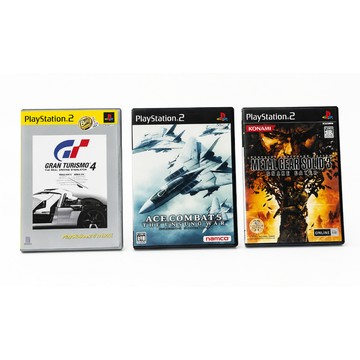 PS2 遊戲 GT4 跑車浪漫旅4 BEST中文版 空戰奇兵5日版 潛龍諜影3日版 MGS3 二手出清