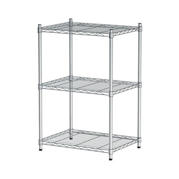 【Y HOUSE】60x45x90公分 輕型三層鐵架 鐵力士架 層架-電鍍