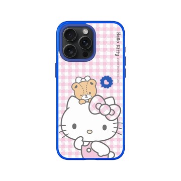 iPhone 15 Pro Max Clear 激光藍 - 三麗鷗-Hello Kitty - Hello Kitty & Tiny Chum