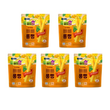 韓國【BEBECOOK】(近效品) 初食綿綿貝貝棒 12M+ 40g*5 | 兒童米餅 寶寶米餅