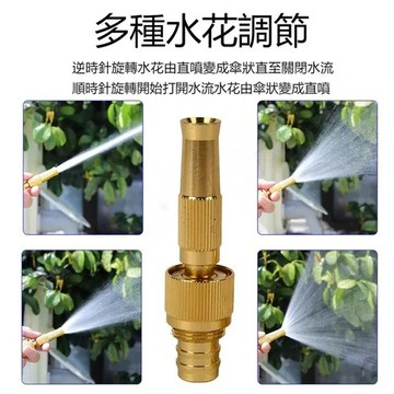 隔日达🎈可調節噴頭組 4分6分合金一體式水龍頭 鍍銅 園林澆花 高壓噴頭 洗車水槍 噴嘴直噴槍 直水槍 霧化
