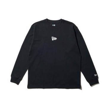 NEW ERA 男女 長袖上衣 日版 FLAG LOGO MINI 黑 NE14735107