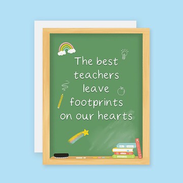 最佳教師卡、教師感謝卡、謝師卡