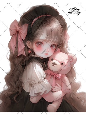 原創貼紙 No.400 人物貼紙 原創貼紙 人物貼紙 女孩貼紙 原創人物貼紙