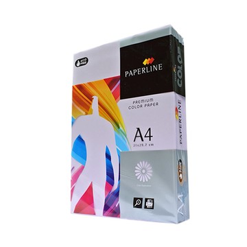 【史代新文具】PAPER LINE 185 淺紫 80P A4 進口 彩色影印紙/多功能紙 (1箱5包)