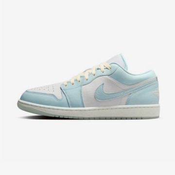 胖達）NIKE AIR JORDAN 1 AJ1 果凍底 皮革 休閒鞋 HJ5999-400 冰藍果凍 男鞋