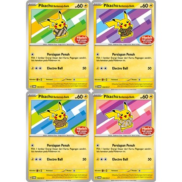 美版 單卡 未拆封 印尼皮卡丘 蠟染服 皮卡丘環遊世界 promo 寶可夢 PTCG