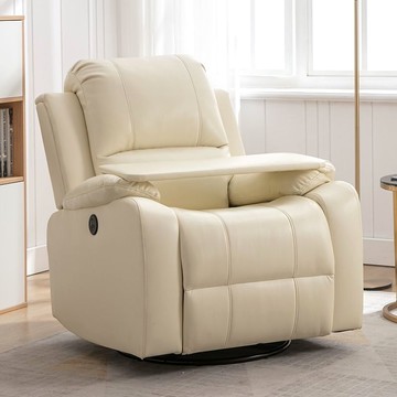 電動沙發椅 頭等太空沙發艙按摩搖椅子電腦電動多功能單人真皮美甲布沙發床。YY58公司貨