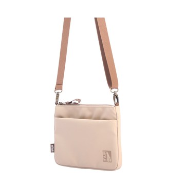 【INUK】全境防水 加大版觸屏手機包 | LONG WALLET_PLUS 奶茶色 | 1.2L