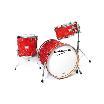 CANOPUS Birch Studio Kit Plus Red Satin