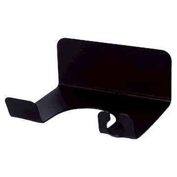 iSFun 吹風機置物衛浴免打孔插頭壁貼掛架  黑色  1個