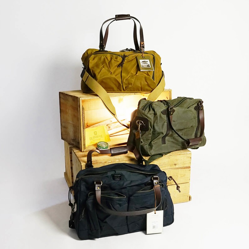 フィルソン FILSON 48アワー ダッフルバッグ ｜ メンズ ボストンバッグ ショルダーバッグ 鞄 かばん 48-HOUR DUFFLE  15オンスオイルドキャンバス ブライドルレザ | LINEブランドカタログ